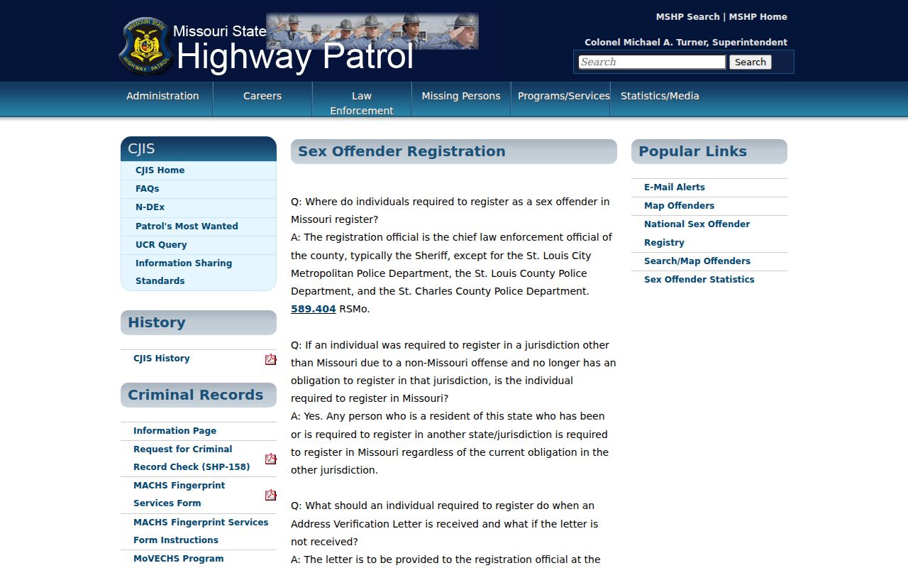 Dent County sex offender tier and registration facts